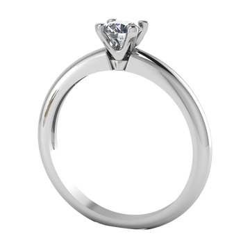 Anillo de Compromiso Solitario con Diamante Redondo Modelo Yucón DIAMANTE CRECIDO EN LABORATORIO