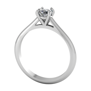 Anillo de Compromiso Solitario con Diamante Redondo Modelo Orinoco DIAMANTE CRECIDO EN LABORATORIO
