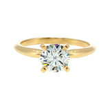 Anillo "Lena" oro amarillo 14K, diamante lg 1.00CT
