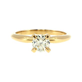 Anillo "Lena" oro amarillo 14K, diamante nat 0.50ct GIA