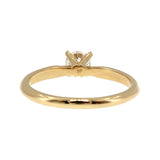Anillo "Lena" oro amarillo 14K, diamante lg 0.38ct H&A IGI