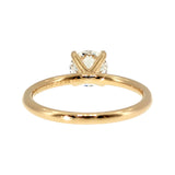 Anillo "Nilo" oro amarillo 14K, diamante lg 1.08ct H&A IGI