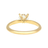 Anillo "Lena" oro amarillo 14K, diamante lg 1.00CT