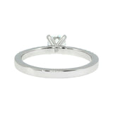Anillo "Nilo L" oro blanco 14K, diamante lg 0.33ct