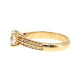 Anillo "Sena" oro amarillo 14K, diamante lg 1.03ct IGI