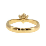 Anillo "Río 6" oro amarillo 14K, diamante lg 0.72ct H&A IGI