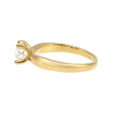 Anillo "Río" oro amarillo 14K, diamante lg 1.00CT IGI