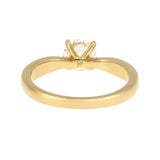 Anillo "Río" oro amarillo 14K, diamante lg 1.00CT IGI