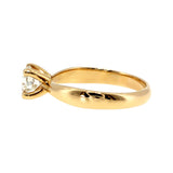 Anillo "Río" oro amarillo 14K, diamante lg 0.71ct