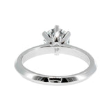 Anillo "Amur" oro blanco 14K, diamante lg 1.45ct IGI