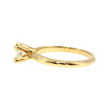 Anillo "Lena" oro amarillo 14K, diamante nat 0.50ct GIA