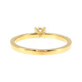Anillo "Nilo L" oro amarillo 14K con diamante nat 0.30ct GIA