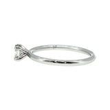 Anillo "Nilo" oro blanco 14K, diamante nat 0.33ct