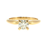 Anillo "Lena" oro amarillo 14K, diamante nat 0.50ct GIA