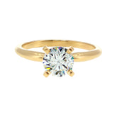 Anillo "Lena" oro amarillo 14K, diamante lg 1.00CT