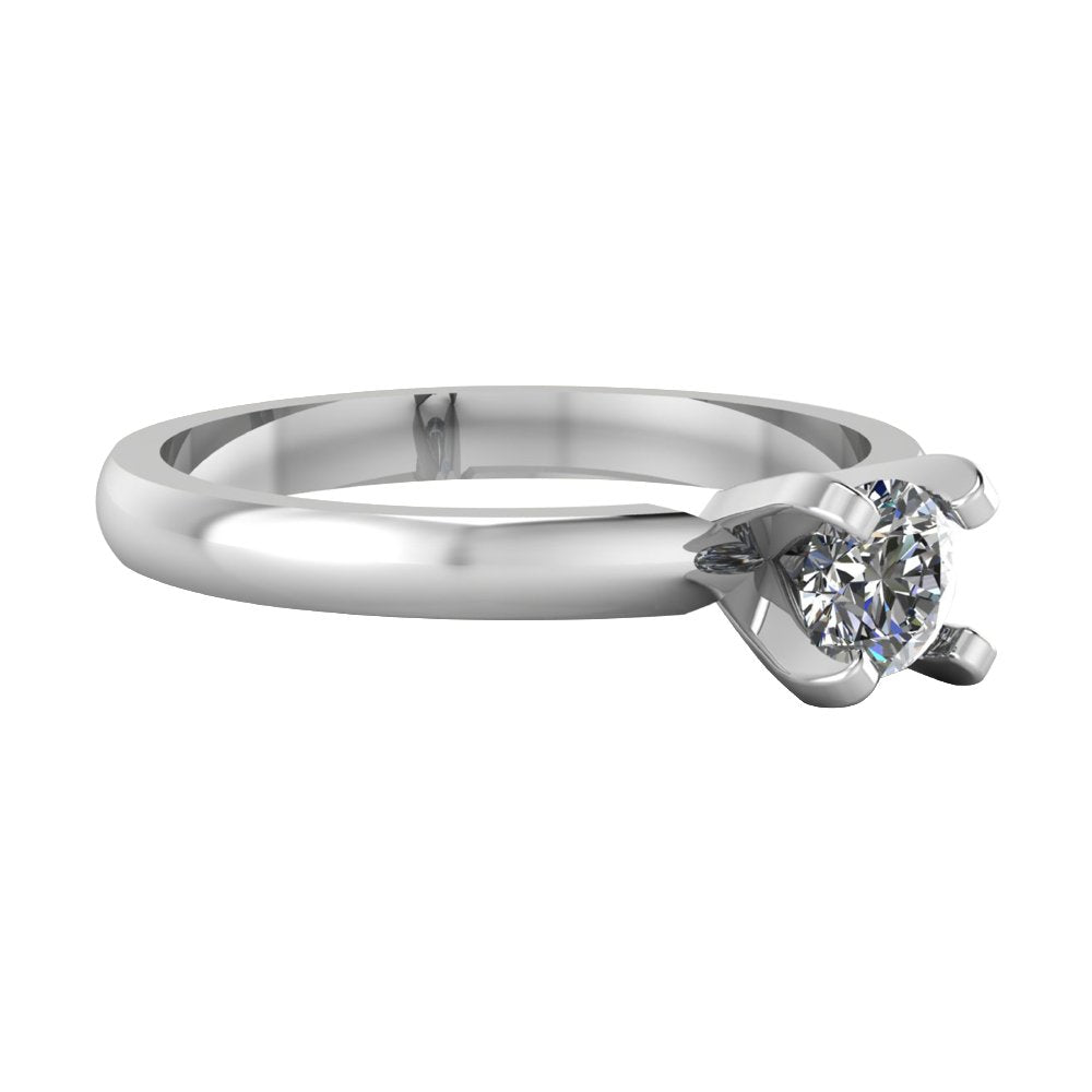Anillo en oro 14k con Diamante Round 0.30 ct - MYP Joyeros