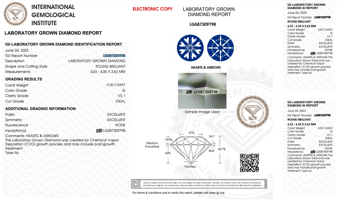 Anillo en oro 14k con Diamante Round 0.30 ct - MYP Joyeros