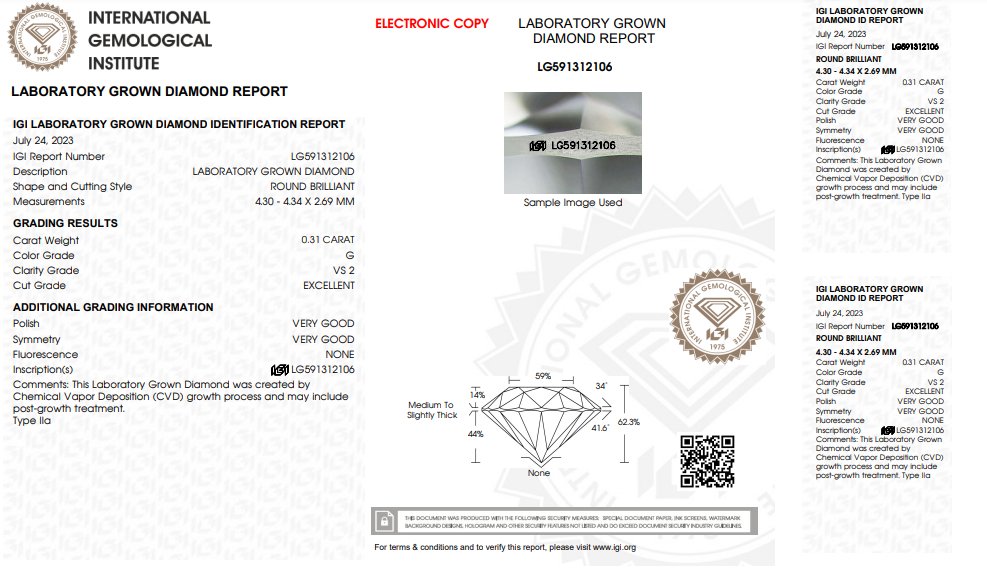 Anillo en oro 14k con diamante round 0.31ct + 40ctw - MYP Joyeros