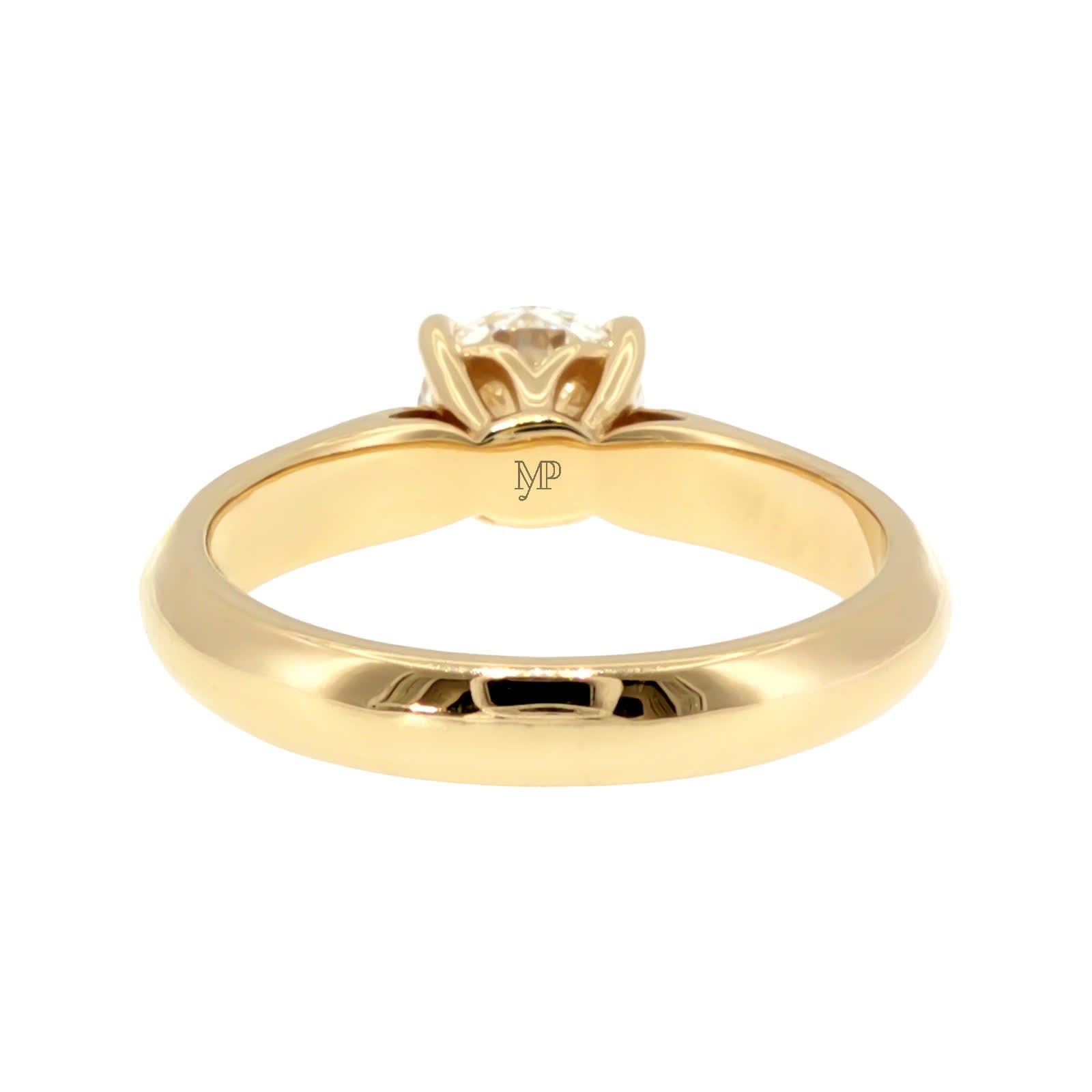 Anillo "Sena" oro amarillo 14K, diamante lg 1.03ct IGI