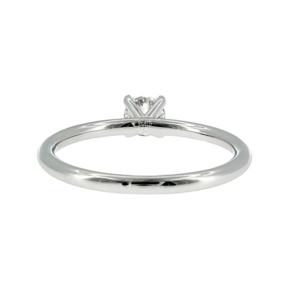 Anillo "Nilo" oro blanco 14K, diamante nat 0.33ct