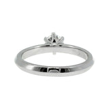 Anillo "Amur" oro blanco 14K, diamante lg 0.50ct