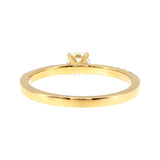 Anillo "Nilo L" oro amarillo 14K con diamante nat 0.30ct GIA