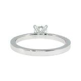 Anillo "Nilo L" oro blanco 14K, diamante lg 0.33ct