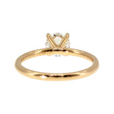 Anillo "Nilo" oro amarillo 14K, diamante lg 1.08ct H&A IGI