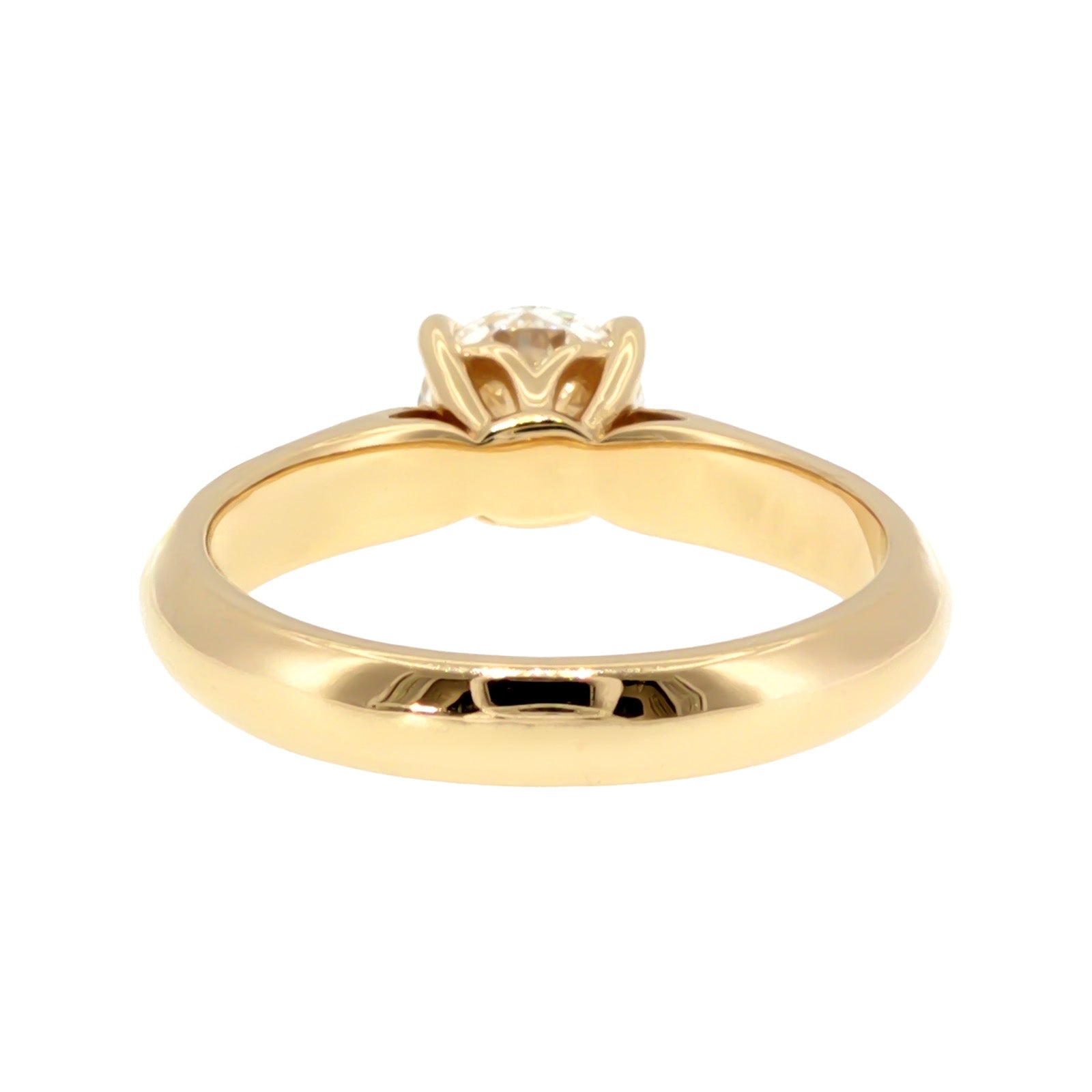 Anillo "Sena" oro amarillo 14K, diamante lg 1.03ct IGI