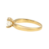 Anillo "Río" oro amarillo 14K, diamante lg 1.00CT IGI