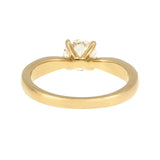 Anillo "Río" oro amarillo 14K, diamante lg 1.00CT IGI