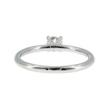 Anillo "Nilo" oro blanco 14K, diamante nat 0.33ct