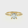 Anillo "Lena" oro amarillo 14K, diamante lg 1.00CT