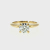 Anillo "Lena" oro amarillo 14K, diamante lg 1.00ct IGI