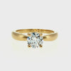 Anillo "Río" oro amarillo 14K, diamante lg 1.00CT IGI